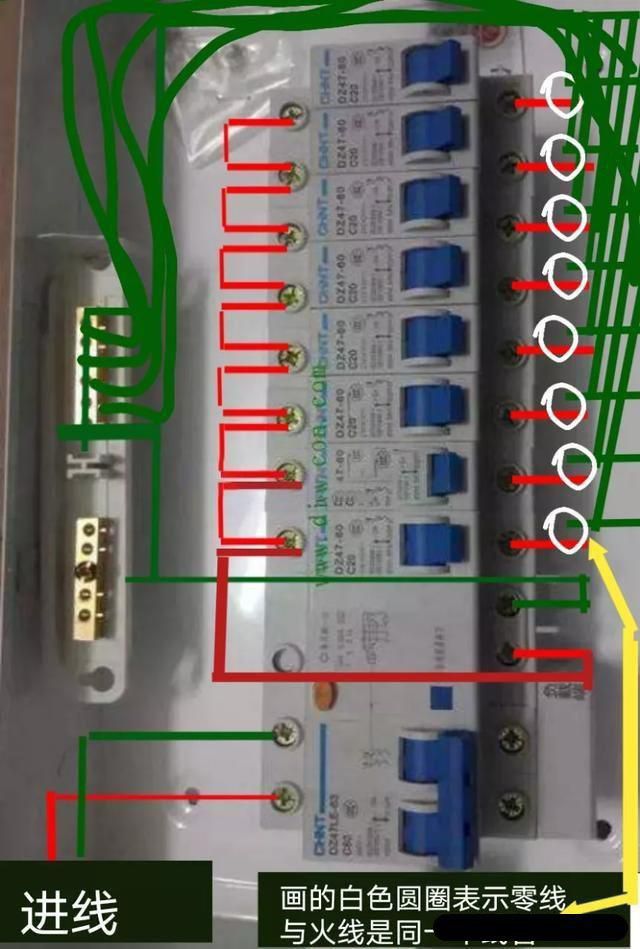 配電箱這樣配線，你覺得有問題嗎？