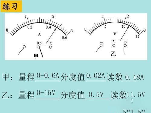 電工師傅教你如何專業(yè)讀數電壓表、電流表、歐姆表