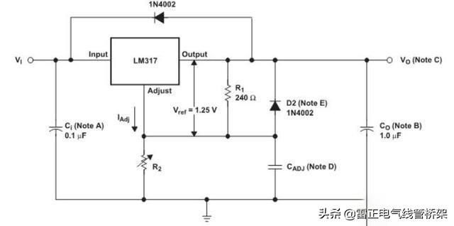 LM317擴流應(yīng)用電路