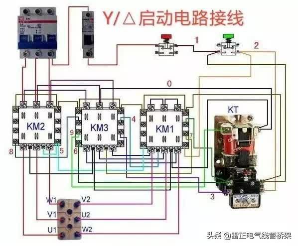 常用交流接觸器實(shí)物接線彩圖，簡單明了，一目了然，建議收藏