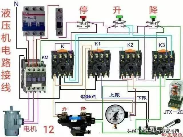 常用交流接觸器實(shí)物接線彩圖，簡單明了，一目了然，建議收藏