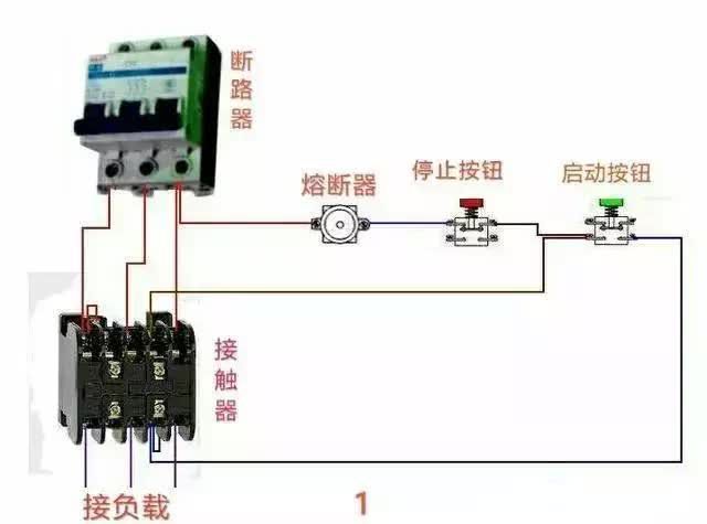 常用交流接觸器實物接線圖，簡單明了！純純的干貨！