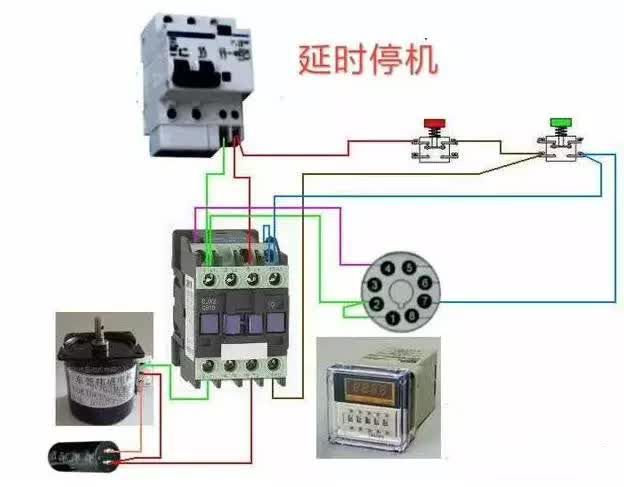 常用交流接觸器實物接線圖，簡單明了！純純的干貨！