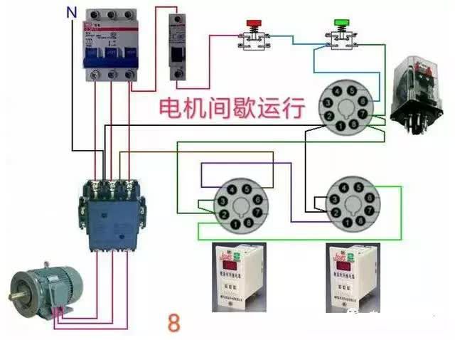 常用交流接觸器實物接線圖，簡單明了！純純的干貨！