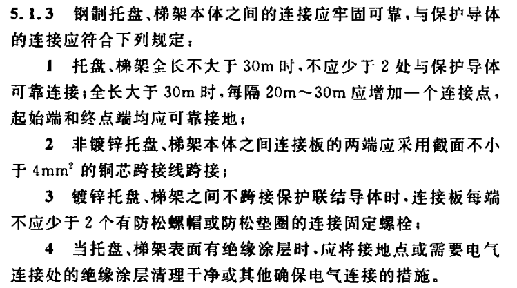 熱鍍鋅線槽驗收規(guī)范